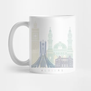 ALGIERS  SKYLINE POSTER PASTEL Mug